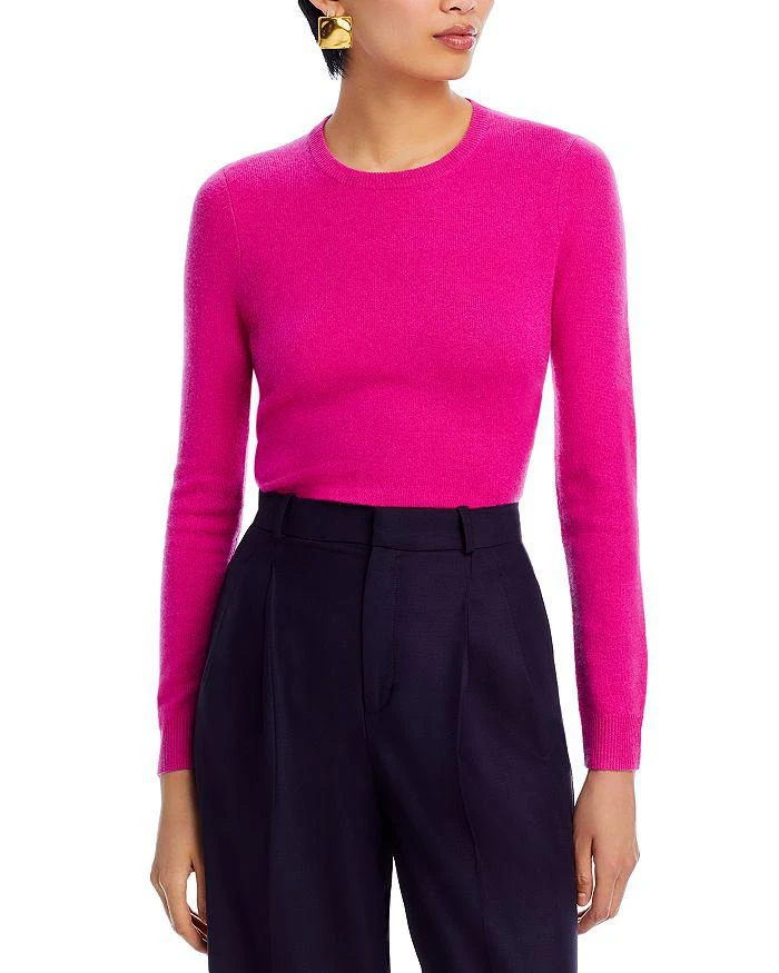 Bloomingdale's C by Bloomingdale's Crewneck Cashmere Sweater - Exclusive 1