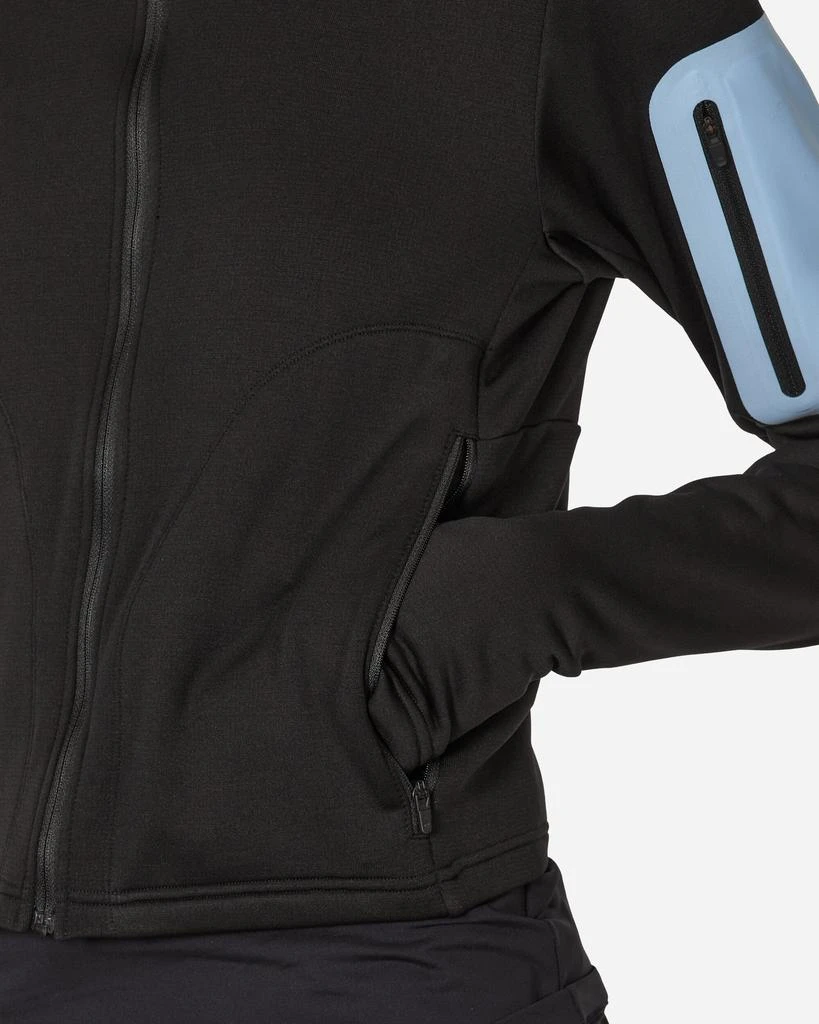 District Vision Full-Zip Grid Fleece Jacket Black 5