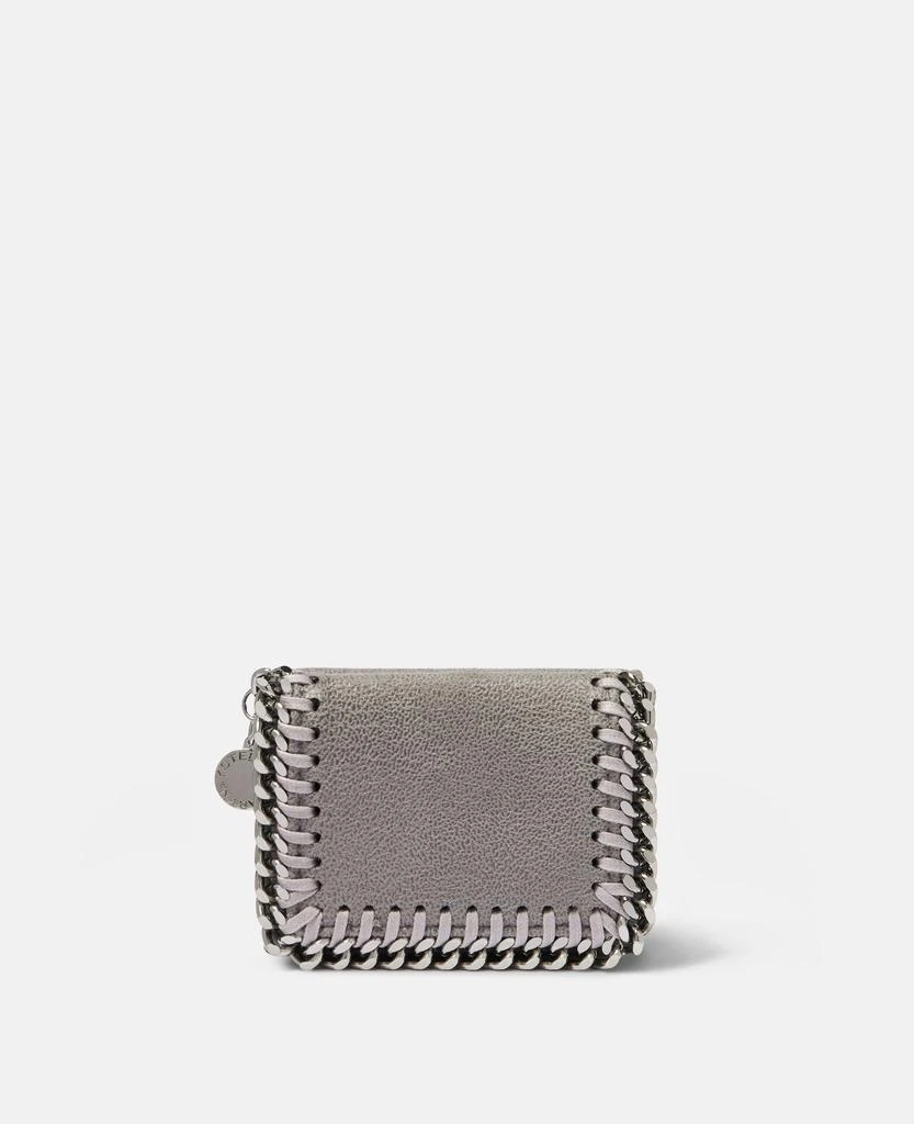 Stella McCartney Stella McCartney - Falabella Small Flap Wallet, Woman, Grey 1