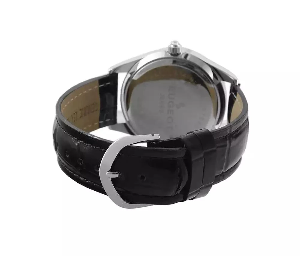 Peugeot Women's Couture Silver Watch Leopard Dial Swarovski Crystal 2