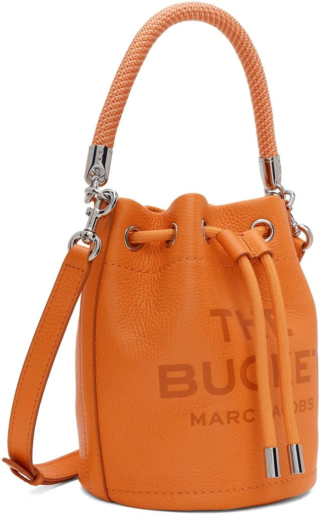 Marc Jacobs Orange 'The Leather Bucket' Bag 2