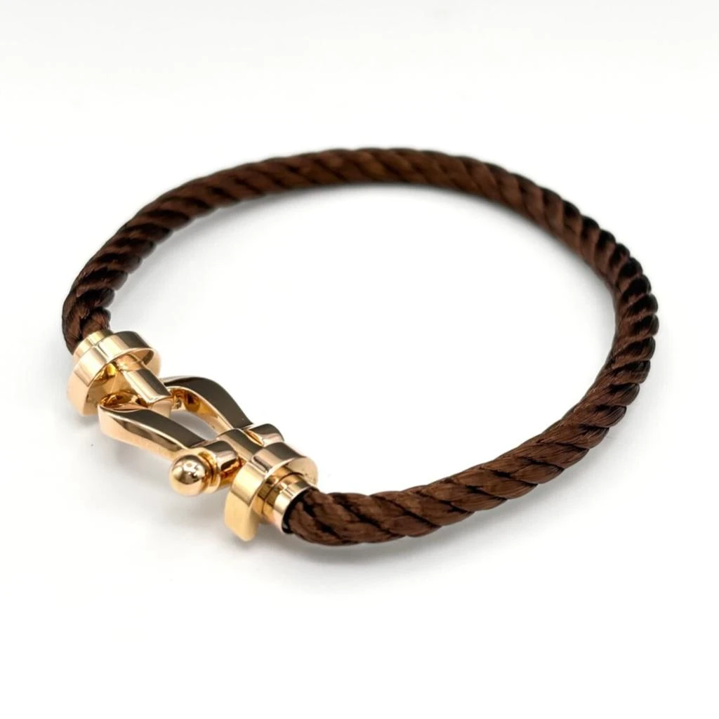 Fred F pink gold (18K) Charm Bracelet (Pre-Owned)