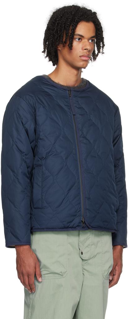 Taion Navy Zip Reversible Down Jacket