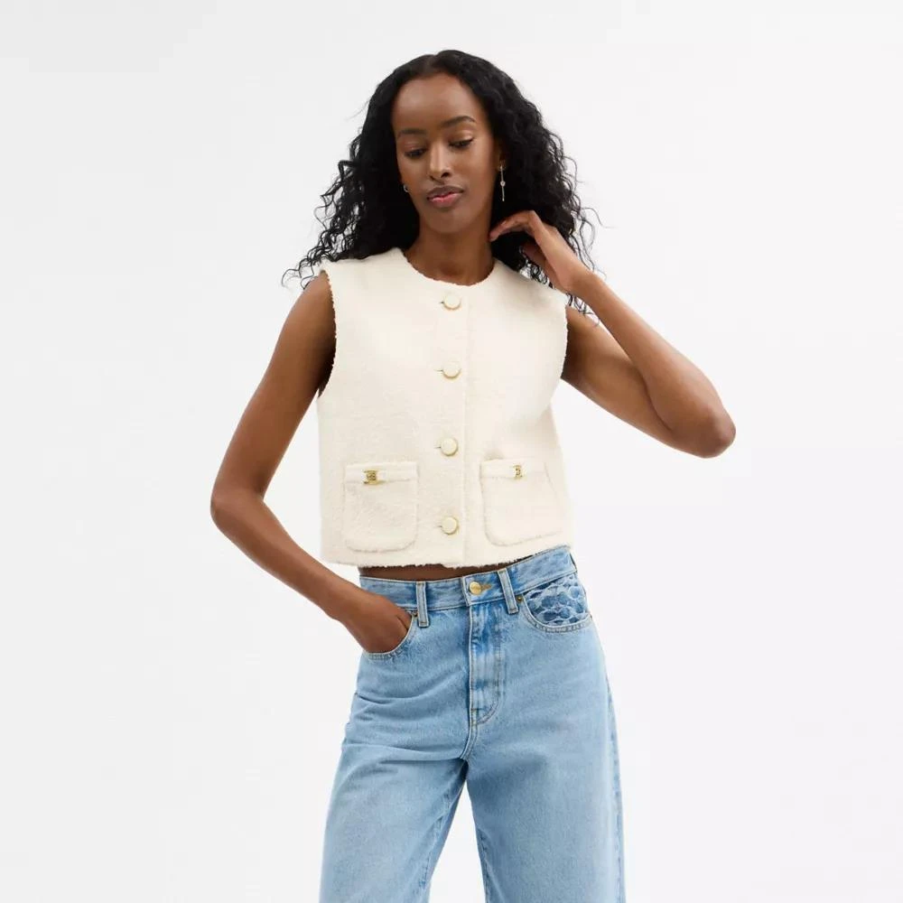 Coach Heritage C Boucle Vest 3