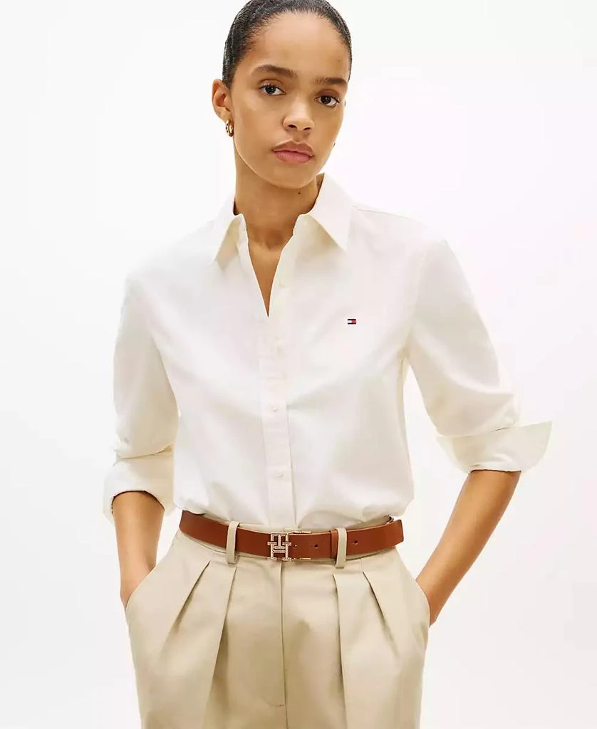 Tommy Hilfiger Women's Long-Sleeve Oxford Shirt