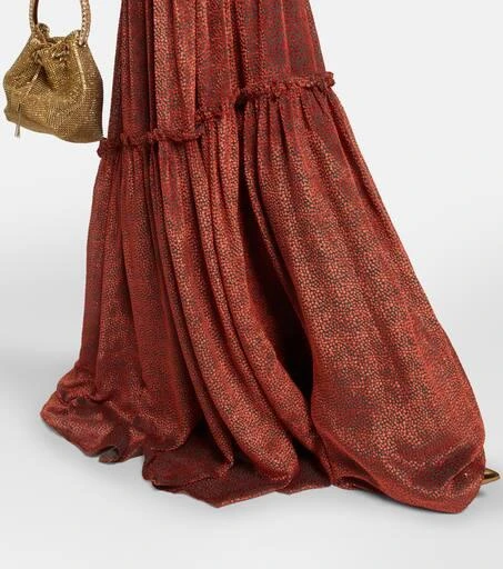 Costarellos Sabrina velvet devoré gown 6
