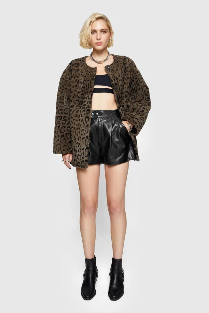 Rebecca Minkoff Dylan Leopard Shearling Jacket 2