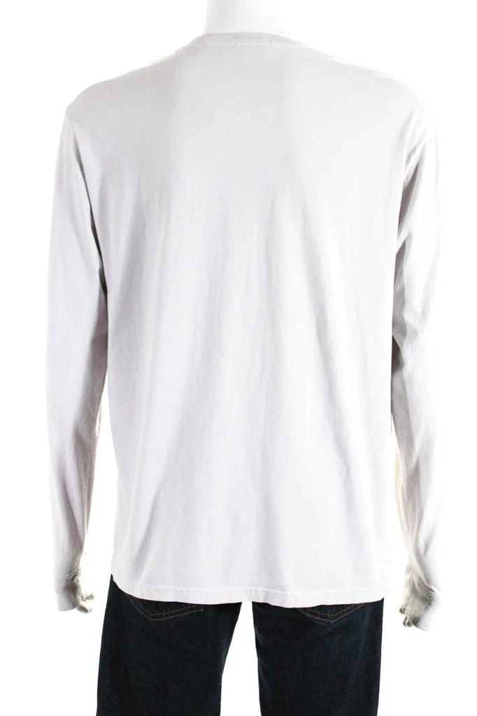 Kith Mens Cotton Graphic Long Sleeve Pullover Round Neck Top Gray 4