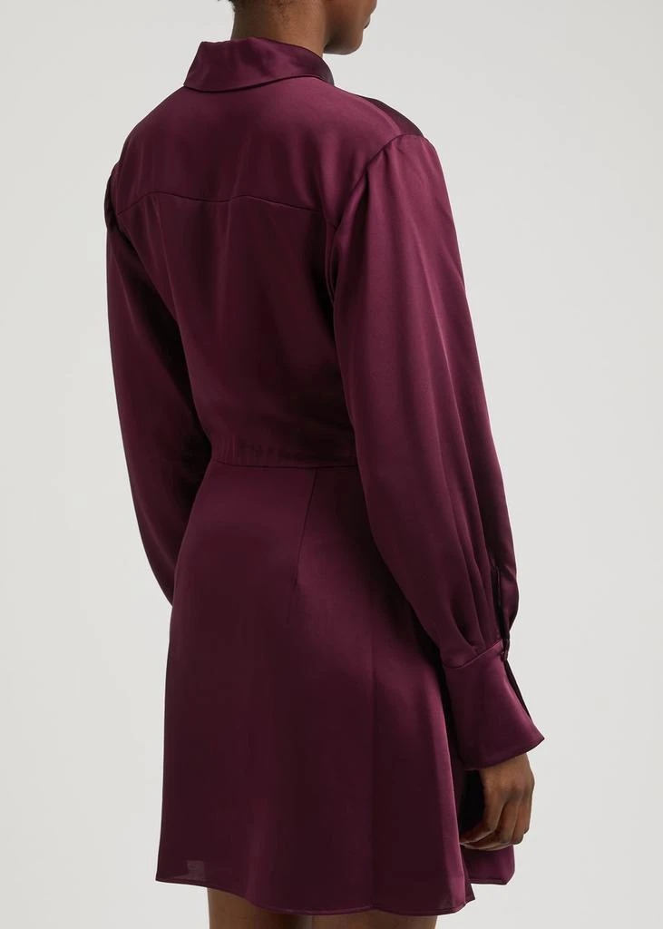Jonathan Simkhai Talit draped satin mini dress 3