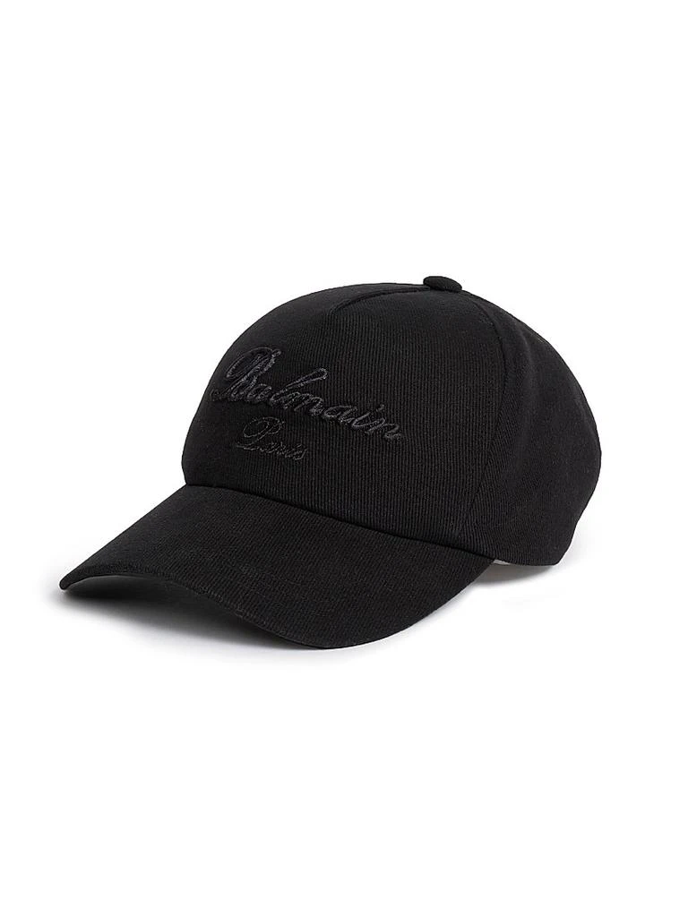 Balmain Black Baseball Hat Cap BALMAIN  main image 4
