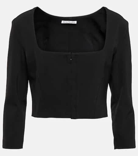 Acne Studios Jersey crop top 1