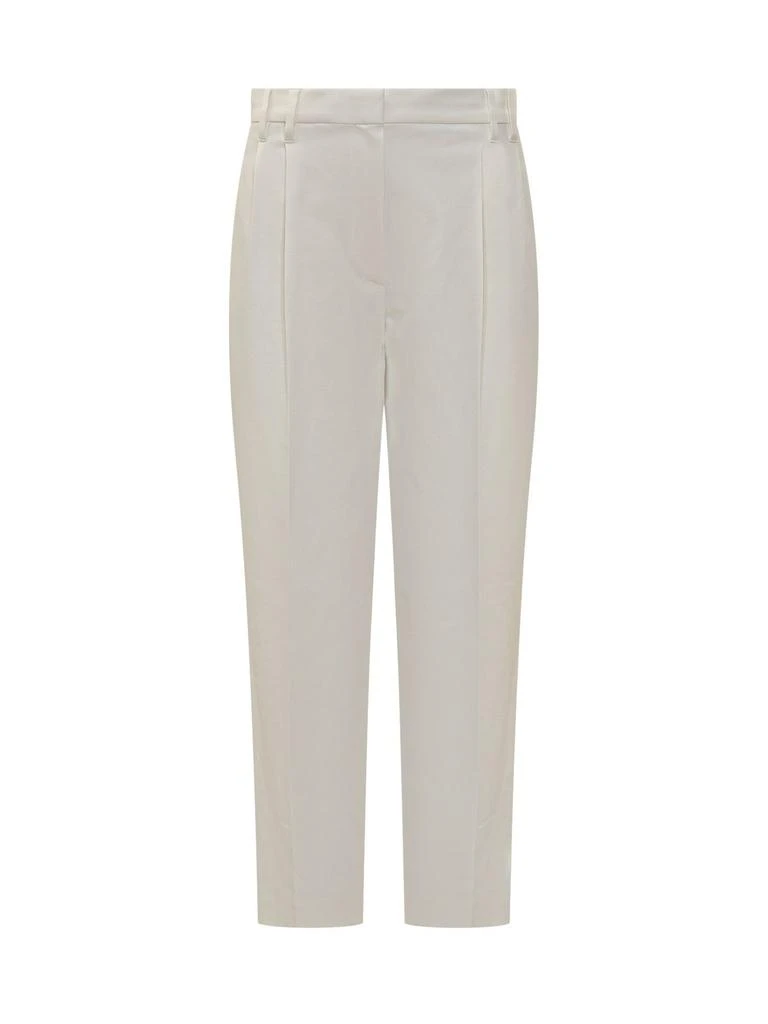 Brunello Cucinelli Brunello Cucinelli Pleated Straight Leg Pants from Cettire