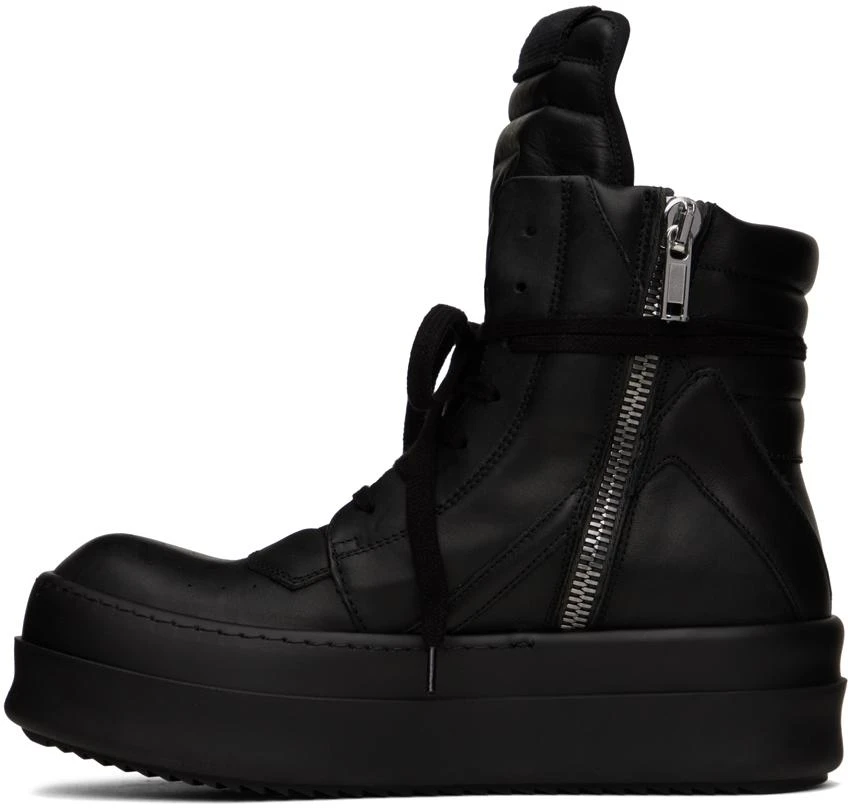 Rick Owens Black Mega Bumper Geobasket Sneakers 3