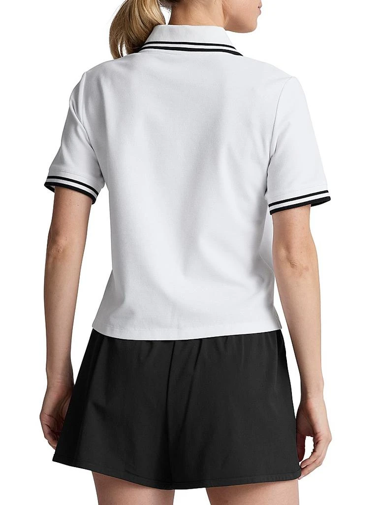 Beyond yoga Country Club Cotton-Blend Polo Shirt 5
