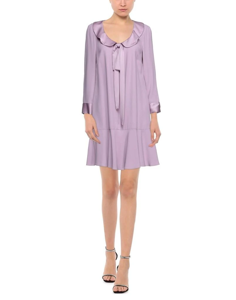 red valentino purple dress Valentino Garavani Pleated Silk-crepe Gown - Women - Purple Dresses