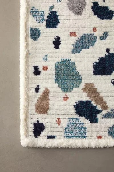 Urban Outfitters Terrazzo Fringe Shag Rug 4