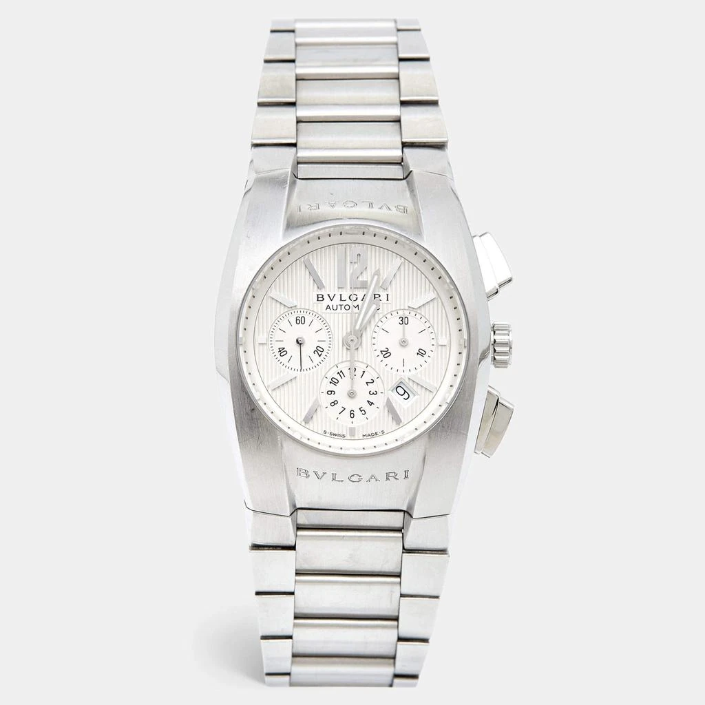 BVLGARI Bvlgari Silver Stainless Steel Ergon EG 35 S CH Men's Wristwatch 35 mm 1
