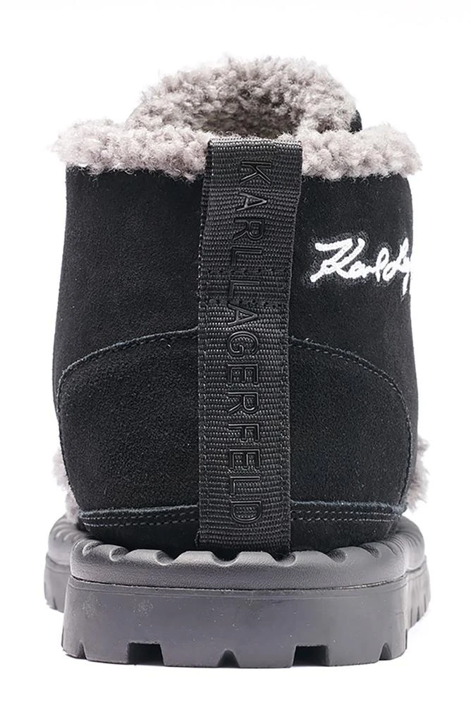 KARL LAGERFELD PARIS Suede Faux Shearling Lined Chukka Boot 2