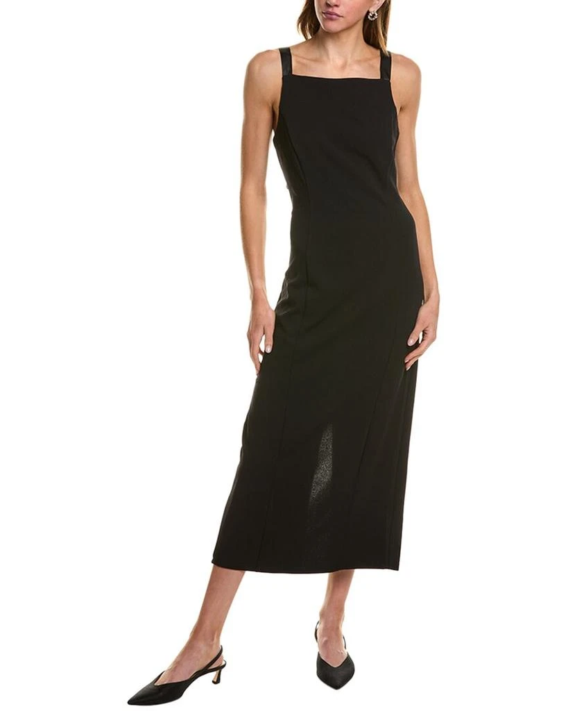 Isaac Mizrahi Satin Bow Midi Dress 1