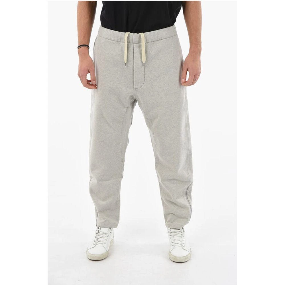 MAISON MARGIELA MM10 Brushed-cotton Joggers with Ankle Men's Zips 1