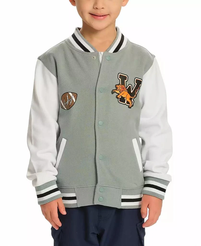 Sovereign Code Toddler Boys Blocked Varsity Jacket 2