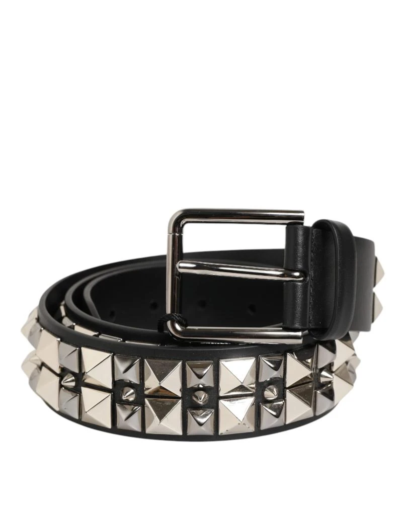 Dolce 
Gabbana Calf Leather Studded Buckle Men
s Belt