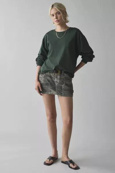 Urban Renewal ReMADE By UO Boxy Cropped Long Sleeve Tee 2