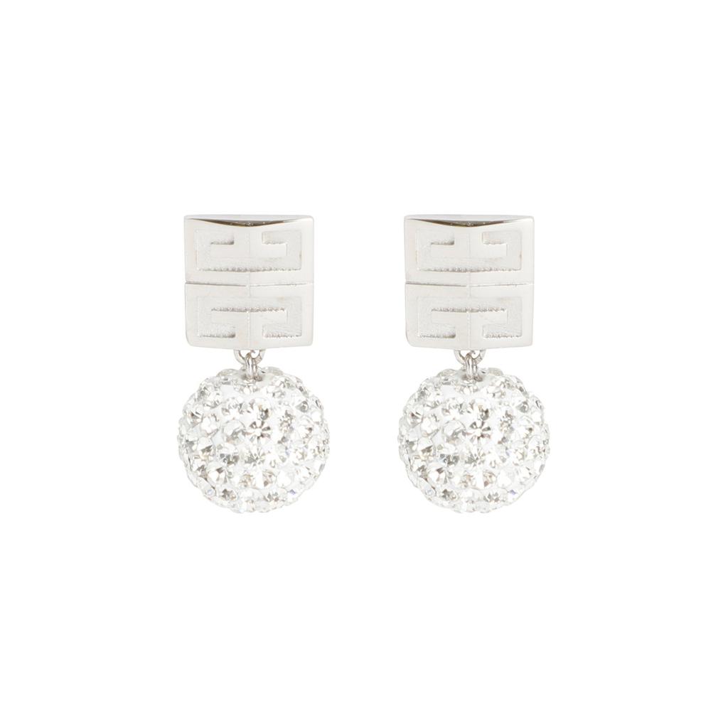 Givenchy Givenchy 4G Embellished Stud Earrings - Fashion