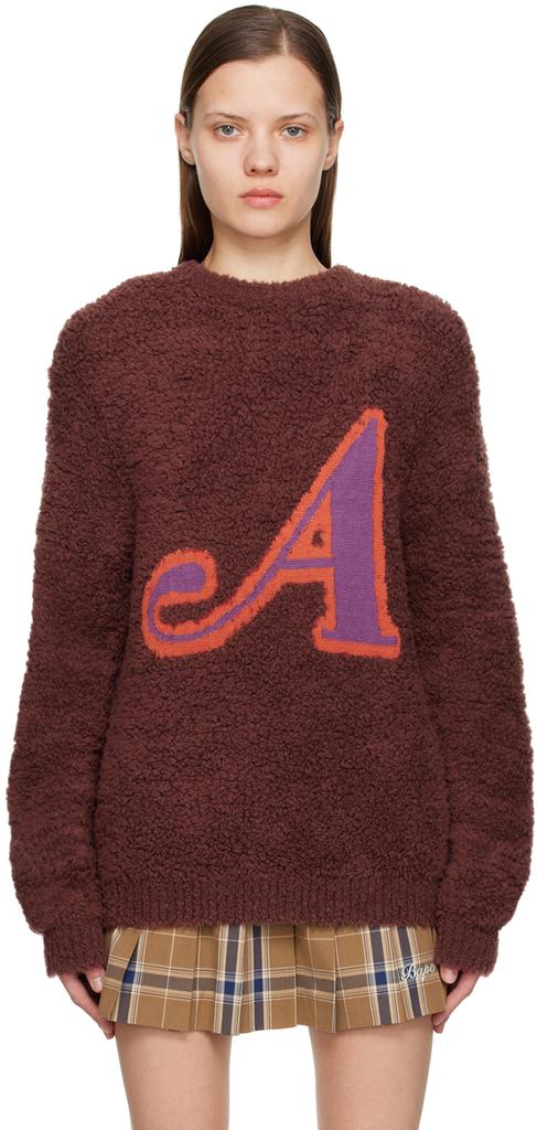 Awake NY Brown 'A' Sweatshirt
