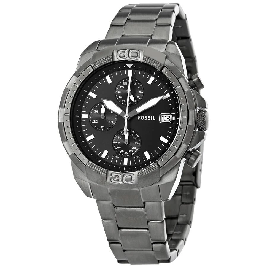 Fossil Fossil Bronson Chronograph Quartz Black Dial Men's Watch FS5852 1