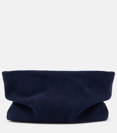 AESTHER EKME Nina Small suede clutch