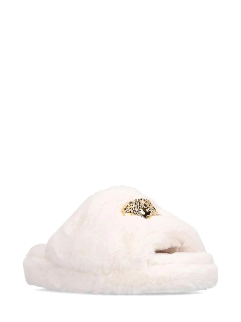 Versace Faux Fur Slippers 1