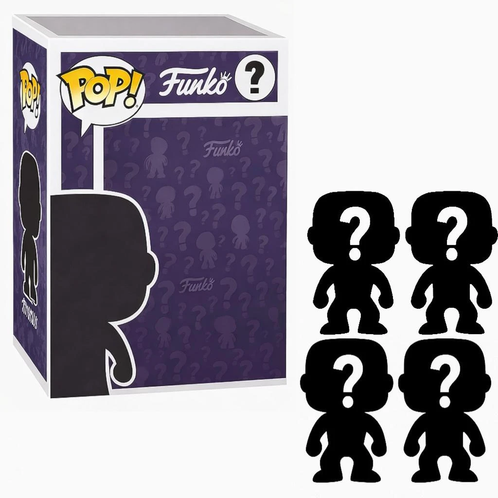 Funko Set of 4 Surprise Mystery  Pop! Randomly Selected