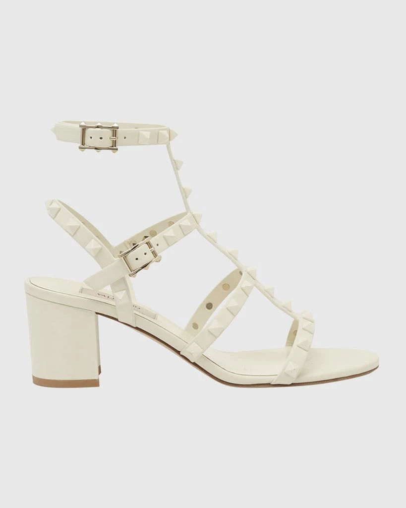 Valentino Rockstud Dual-Strap Caged Sandals 1