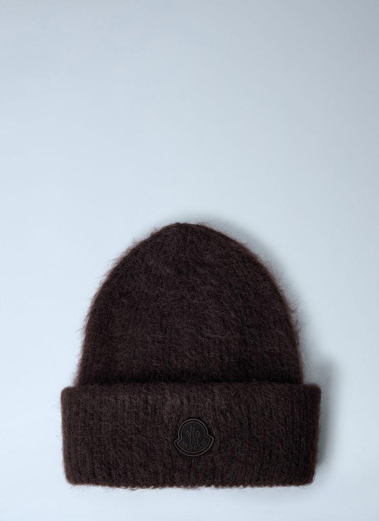 Moncler Logo Motif Beanie Hat