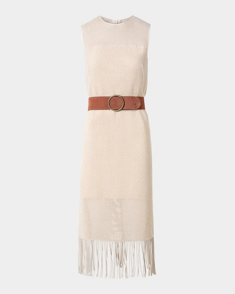 knee length dresses for ladies Blue Cap Sleeve Embellished Fringe Maxi Dress