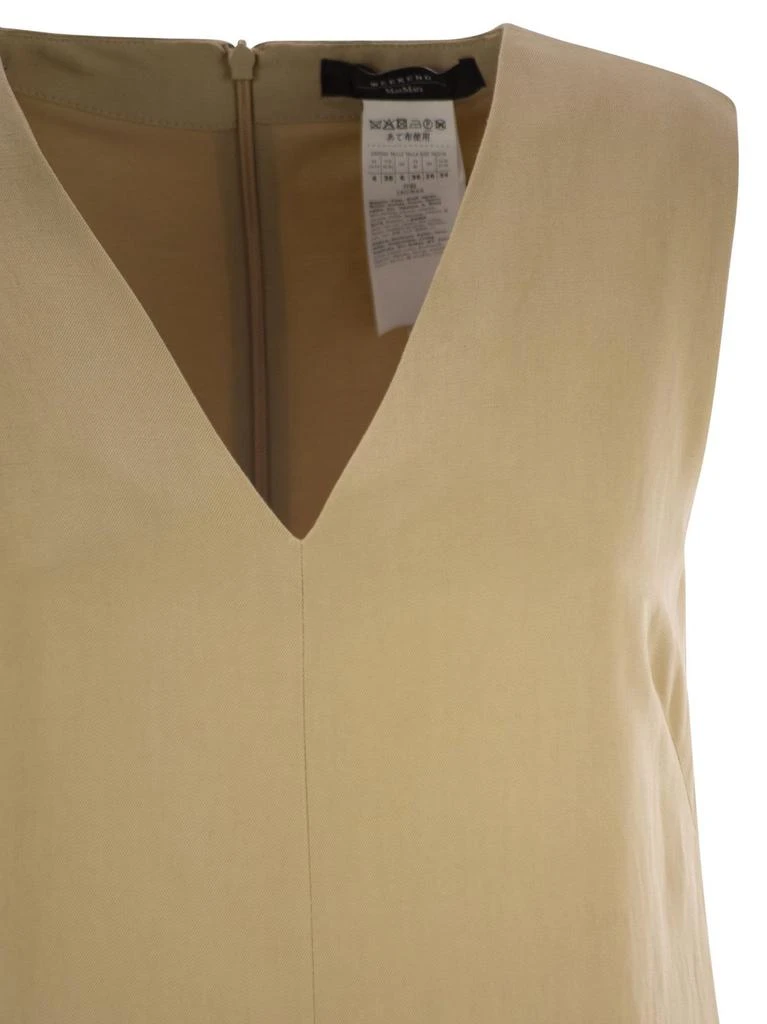 Weekend Max Mara Weekend Max Mara Egoista V-Neck Sleeveless Midi Dress 4