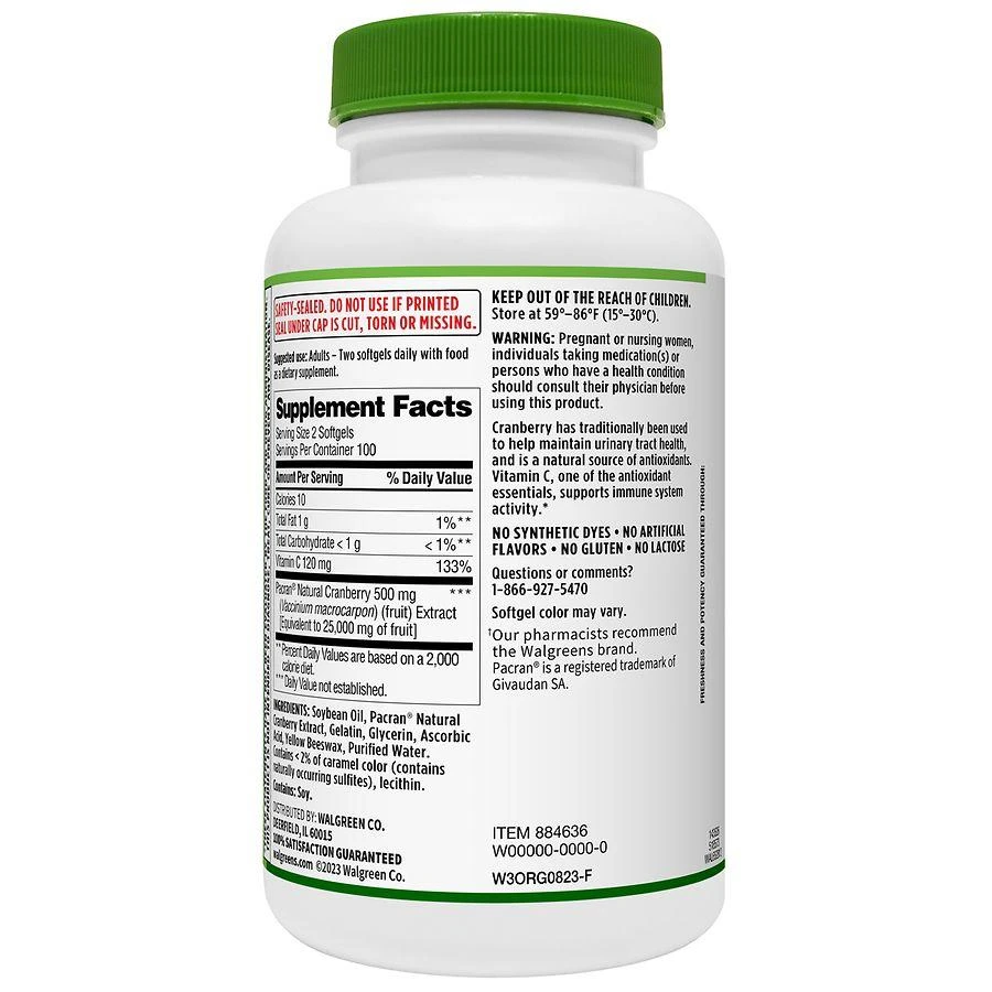 Walgreens Cranberry Plus Vitamin C 2