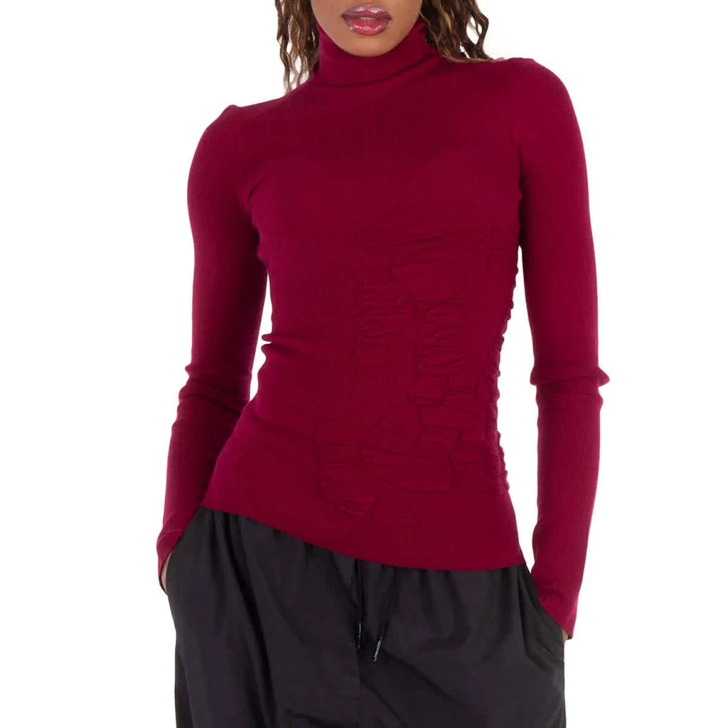 Burberry Roll-Neck Jumper With Equestrian Knight Motif, Size X-Small 1