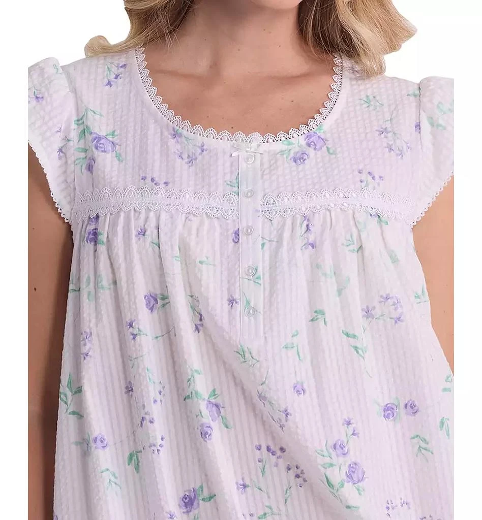 Miss Elaine Women
s Short-Sleeve Woven Sleepwear Nightgown 2