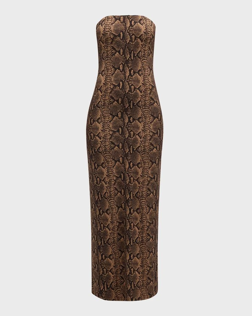 Alice + Olivia Delora Strapless Midi Dress 1