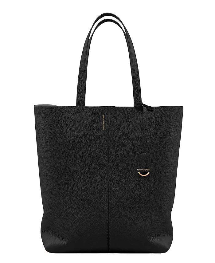 MAISON de SABRÉ Tall Leather Soft Tote Bag 1