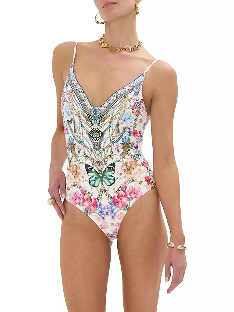 Camilla Wired V-Neck One-Piece Swimsuit 5