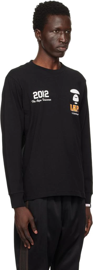 AAPE Black Basic Long Sleeve T-shirt 2