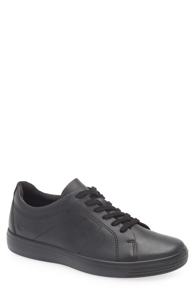 Men's Toe Logo Leather Sneakers Black – On Sale Now with Up to 50