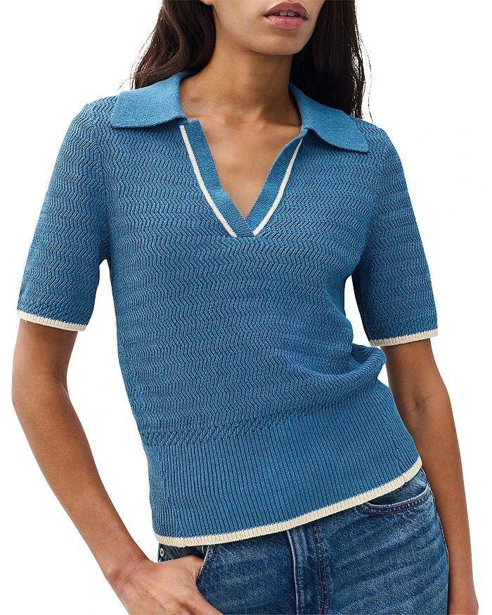 Rag 
Bone Costi Short Sleeve Polo