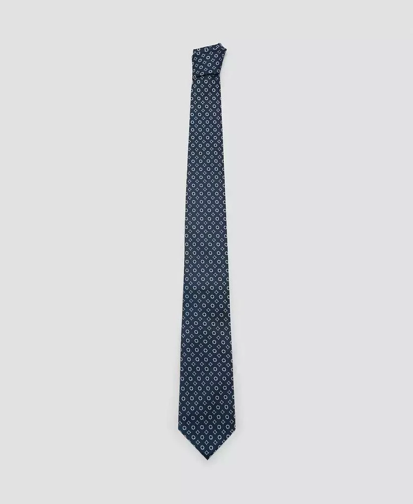 Mango Men's Silk Geometric Tie 2