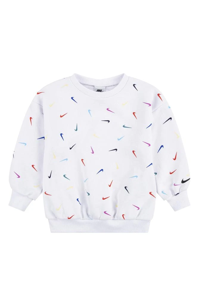 NIKE Kids' French Terry Crewneck Pullover 1