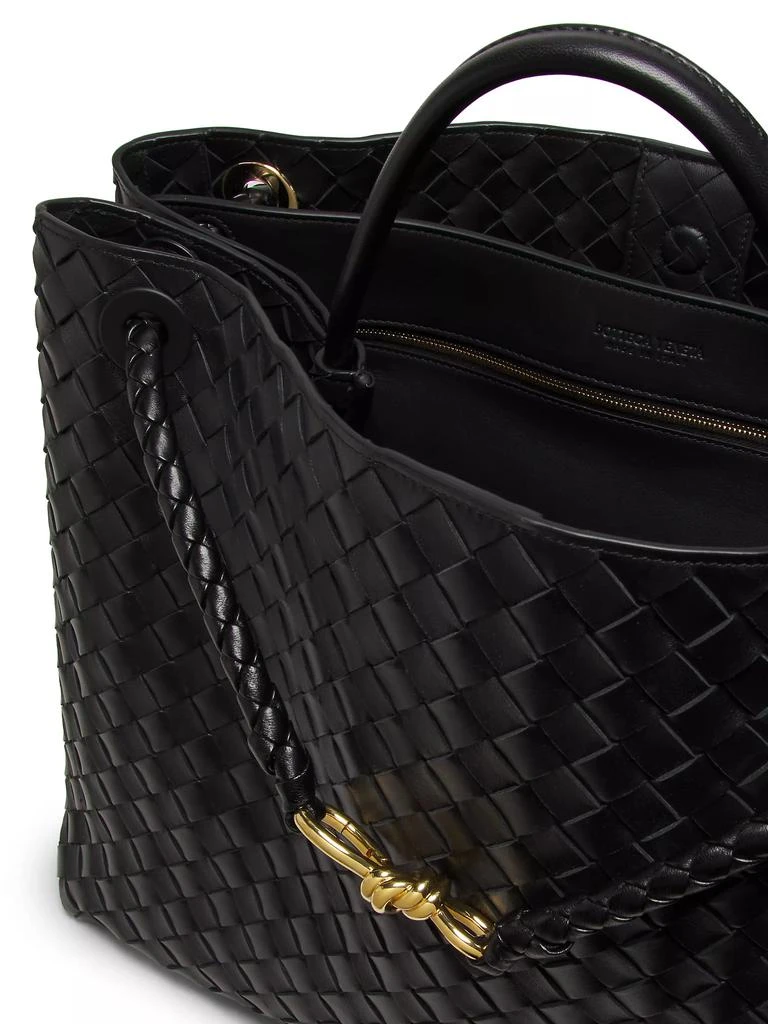 Bottega Veneta Large Andiamo Intrecciato Leather Top-Handle Bag 4