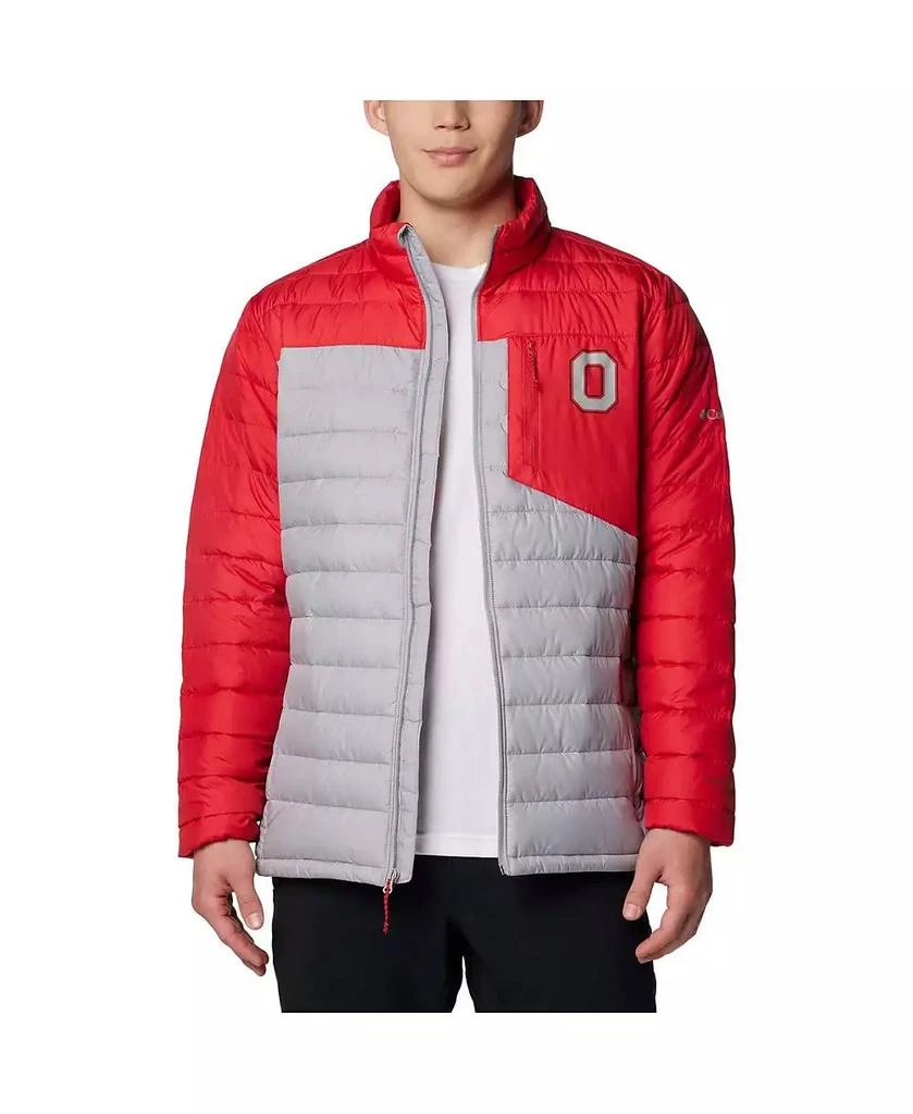 Columbia Men's Gray Ohio State Buckeyes Double Blitz Omni-Heat Infinity Insulated Full-Zip Jacket 2